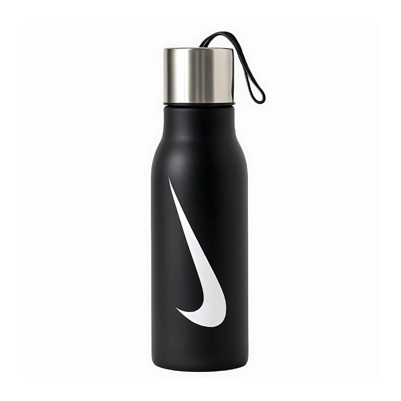 Nike Black Plastic Water Bottle Premium Sports Hydration Bottle