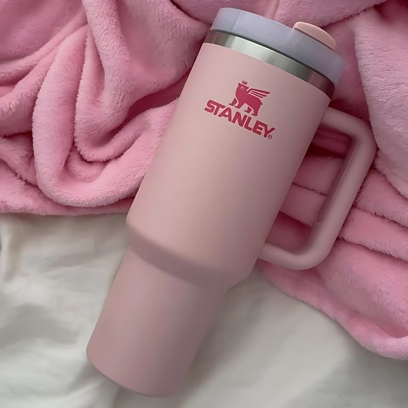 Stanley Limited Edition – Light Pink FlowState Quencher H2.0 Tumbler 40oz