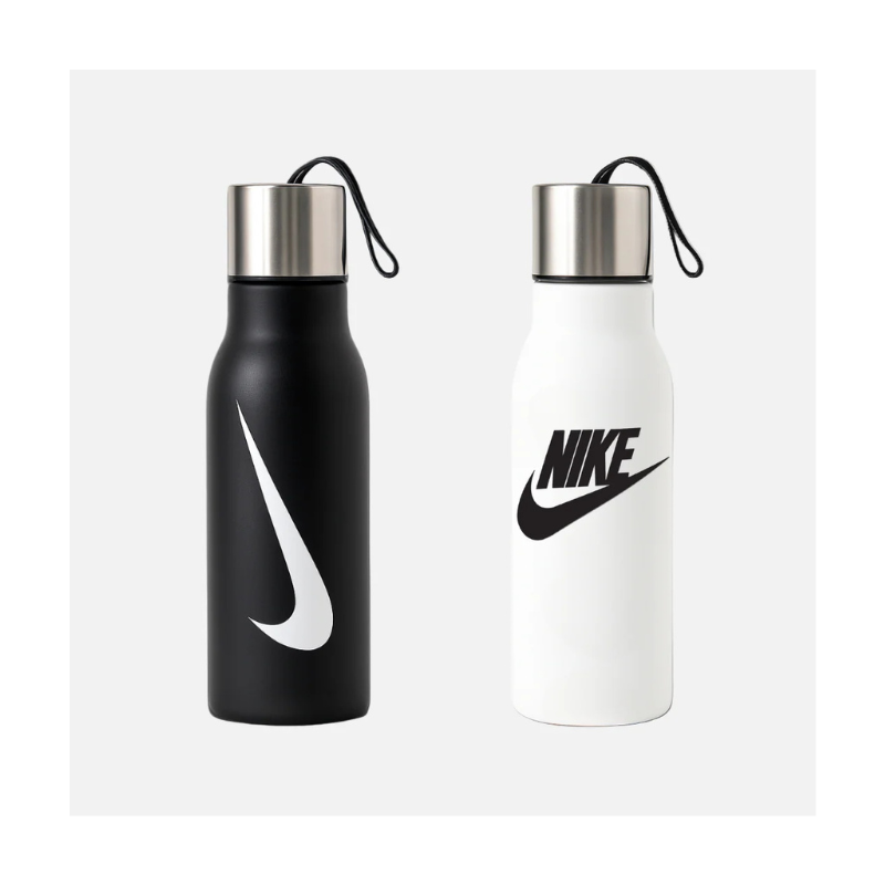 Nike Black Plastic Water Bottle Premium Sports Hydration Bottle