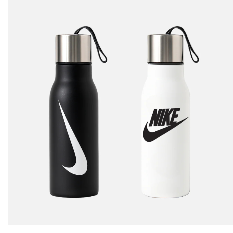 Nike White Plastic Water Bottle – Premium Sports Hydration Water Bottle