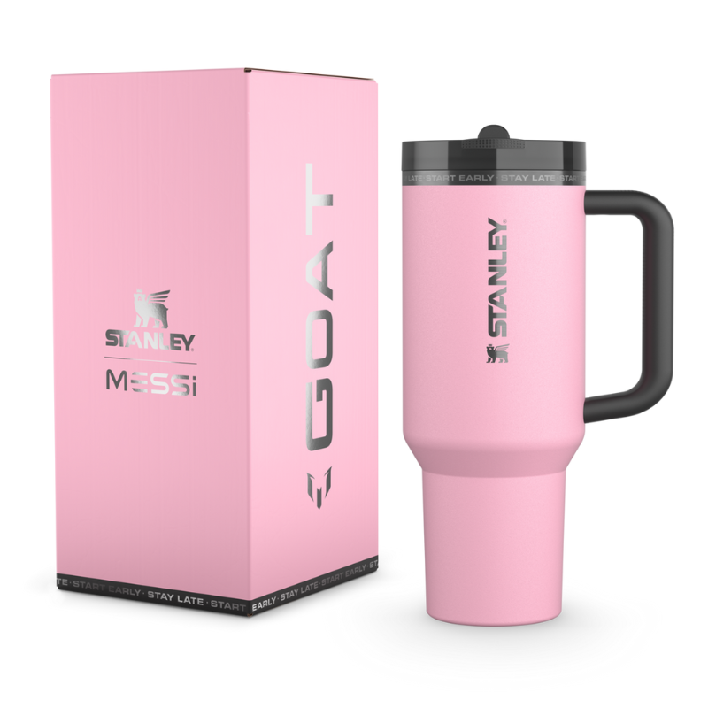 The Messi x Stanley Quencher ProTour Flip Straw Tumbler 40 OZ