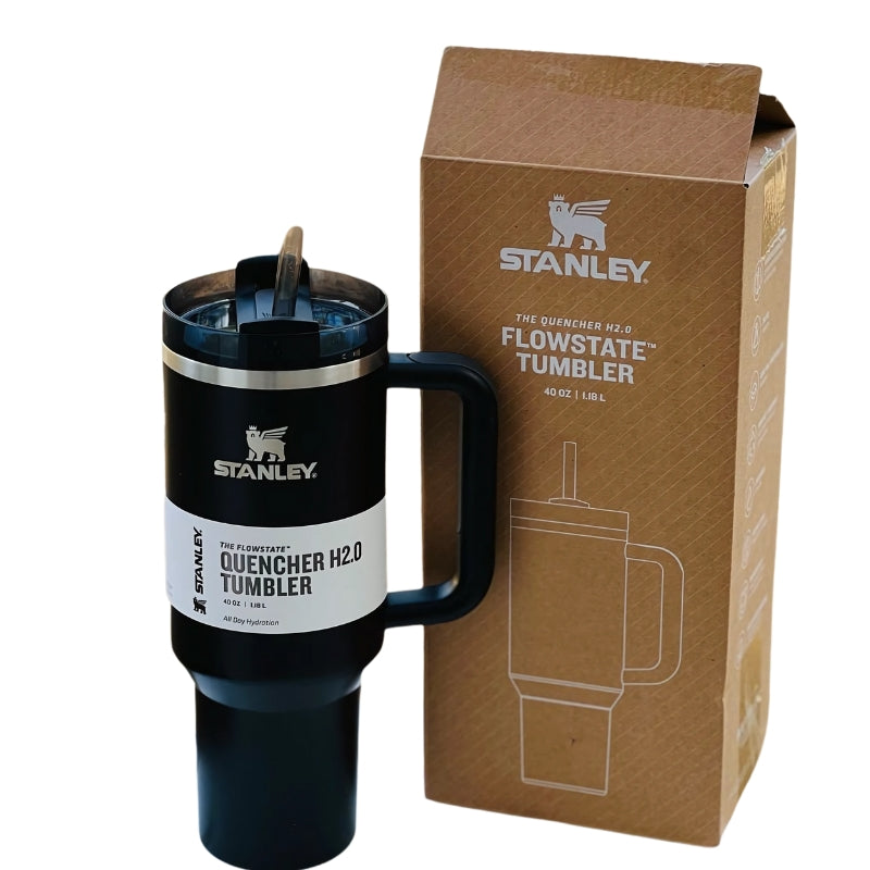 Stanley Stainless Steel H2.0 FlowState Quencher Tumbler 40oz - Black Glow Color